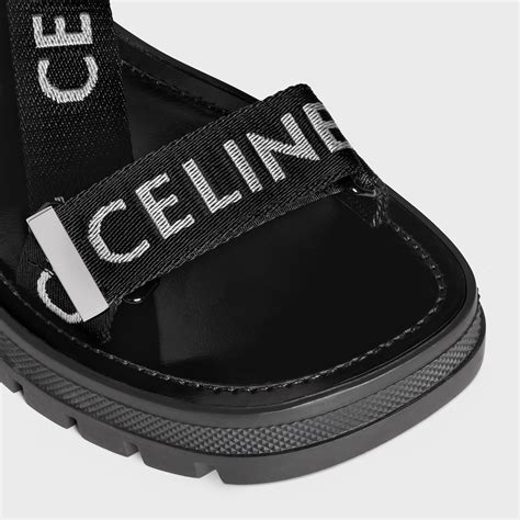 celine leo sandals|Celine Leo Strappy Sandal Black White Men's.